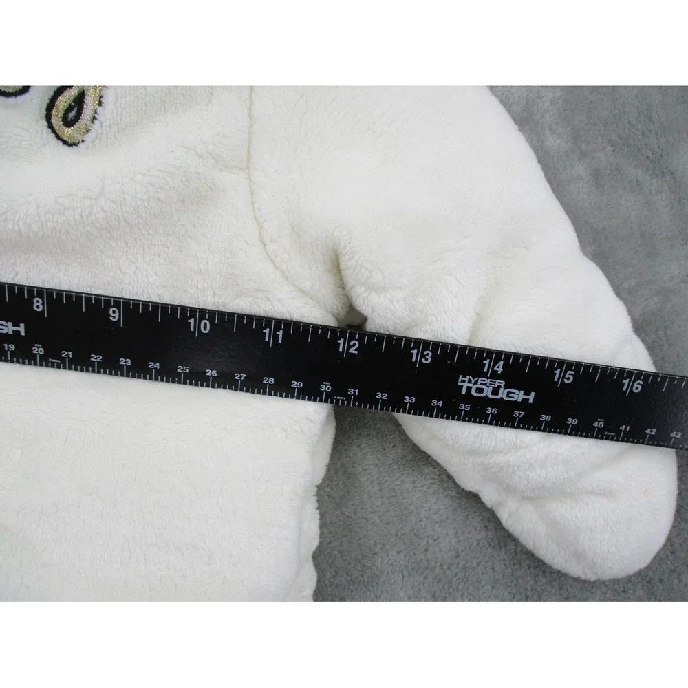 Juicy Couture Snow Suit Girls 6/9 Months Logo Zip Insulated Zip‎ Cozy Warm Ivory